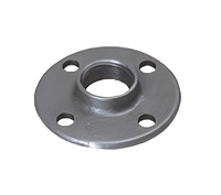 Bride en fonte malléable avec trous pour boulons, filetage NPT, ASME B16.3 Classe 150 pour raccordement de tuyaux