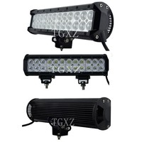 Barre lumineuse LED pour voiture à double rangée super lumineuse, 108 W, 36 LED, 18 pouces, barre fine LED antibrouillard, camions 4x4