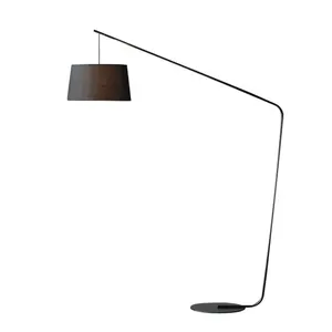 LED floor lamps black modern simple decorative lighting living room and bedroom