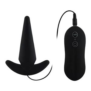 10-Speed Anal Sex Toy Silicone Remote Control Anal Butt Plug Bead <b>Vibrating</b> Massager for Men Women Couples - Product Image 2