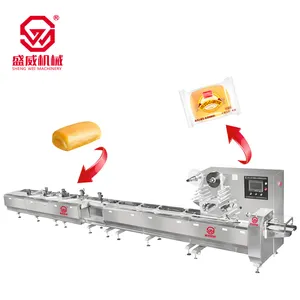 Shengwei máquina de embalagem de bolos, macarrão de massas, salsicha, biscoito, queijo, casca, açúcar, carne, chocolate, máquina de embalagem