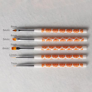 ชุดปากกาทำ<span class=keywords><strong>เล็บ</strong></span>ด้ามไม้เป็นมิตรต่อสิ่งแวดล้อมใหม่สไตล์จีนปากกาเขียนขอบแบนปากกาแกะสลักลายด้วยแสงรูปแบบเมฆ<span class=keywords><strong>มงคล</strong></span> - Product Image 2