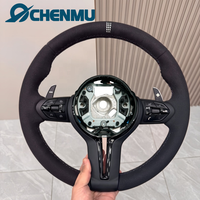Volant en Suède avec Garniture en Carbone d'Usine pour BMW F01 F07 F10 F20 F22 F30 F31 F32 F35 M5 F87 M3 F80 F82 F90 X5 F15 F16 F36 F32