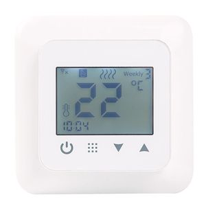 Termostato de <span class=keywords><strong>control</strong></span> inteligente wifi para el hogar, <span class=keywords><strong>panel</strong></span> de calefacción de suelo infrarrojo, película, CA de <span class=keywords><strong>220v</strong></span> - Product Image 3