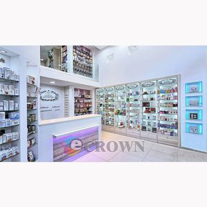 <strong>Conlin</strong> Big Porpharmacy Market Stall Wooden Drugs Stall Shop Design for Sale OEM - Product Image 2