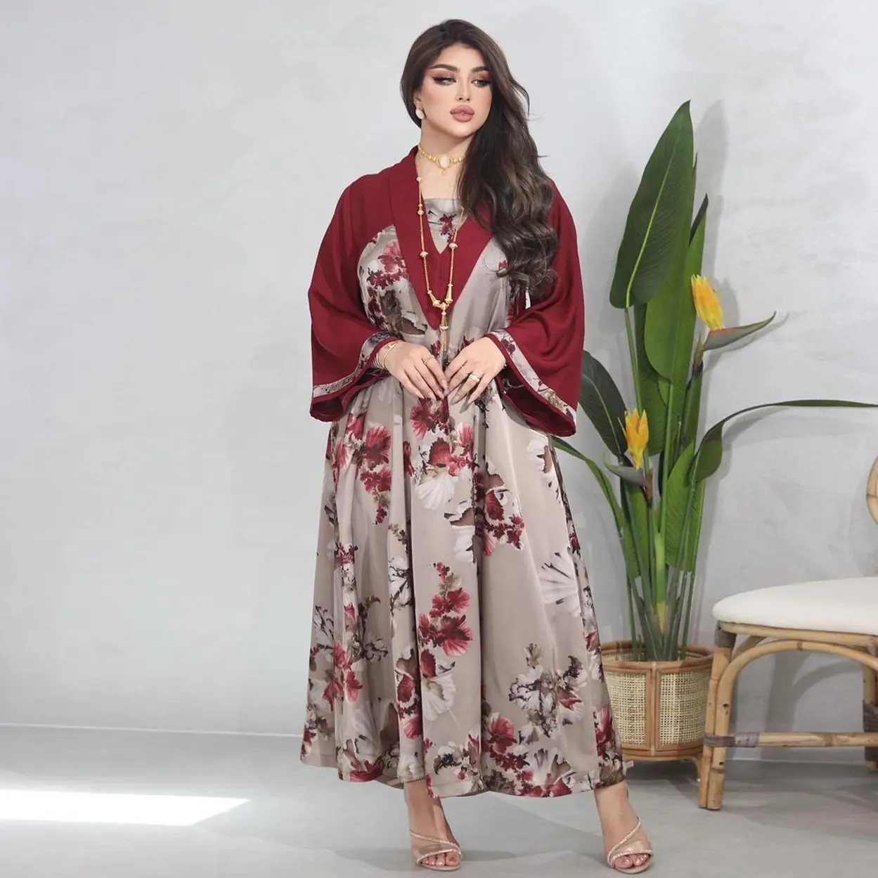 ईद उच्च गुणवत्ता इस्लामी कपड़े नवीनतम abaya डिजाइन abaya 2023 मध्य पूर्व के लिए मैक्सी पोशाक महिलाओं abaya महिलाओं दुबई मुस्लिम