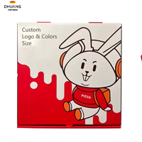 Boîtes à pizza carrées en carton pour la livraison, les boulangeries, les restaurants, les fournitures de fête à thème pizza, fabricant de boîtes à pizza