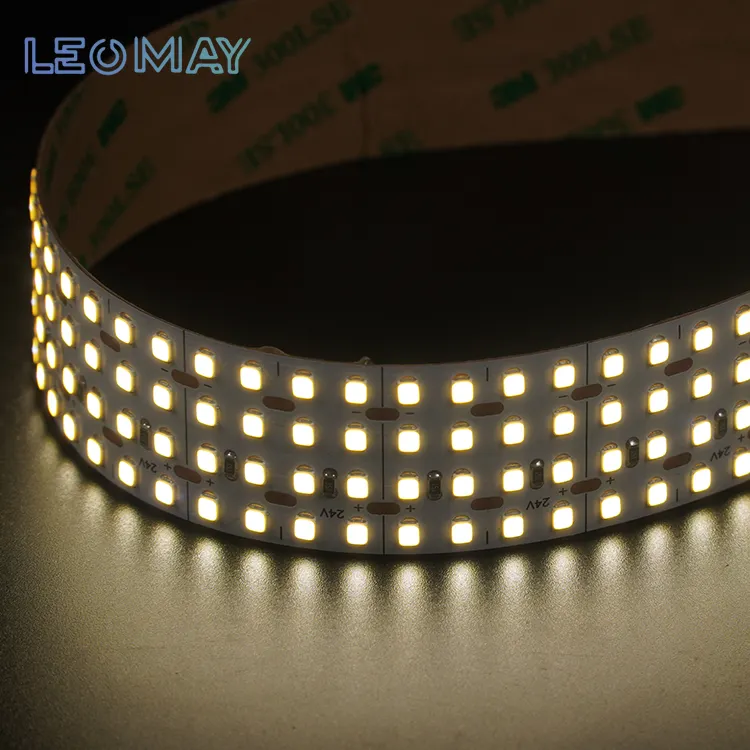 LEOMAY Dc 24v任意の長さのカッティングテープライト576leds/m 32重量/容積SMD2835フレキシブルLEDストリップライト