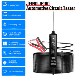 Nuevo Probador de Circuitos Automotrices JFIND JF100, Kit de Sonda de Potencia con Pantalla Digital, Probador de Circuitos de Automóvil de CC 6-30 V - Product Image 2