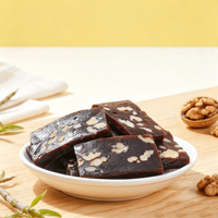 Traditional Chinese Dendrobium Black Glutinous Rice Walnut Nut Cake Instant Bag Clean Ingredient Wellness Treat Children Adults