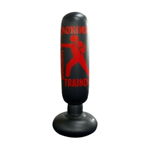 <span class=keywords><strong>Sac</strong></span> <span class=keywords><strong>de</strong></span> <span class=keywords><strong>frappe</strong></span> gonflable autoportant en PVC épaissi <span class=keywords><strong>de</strong></span> 160 cm, noir, taille personnalisée, colonne <span class=keywords><strong>de</strong></span> boxe pour enfants pour le fitness à domicile - Product Image 6