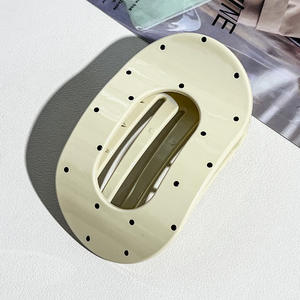 Épingles à cheveux ovales brillantes et élégantes, épingles à cheveux plates en plastique pour tresses, accessoires capillaires en gros directement de l'usine - Product Image 5