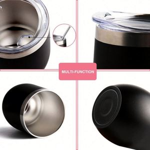 Thermos en acier inoxydable personnalisé avec logo, écologique, 12 oz, en forme d'œuf, pour cadeaux d'entreprise, fabrication sur mesure - Product Image 3