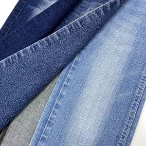Twill Stretch Denim Người Đàn Ông Của Jeans Vải Mềm <span class=keywords><strong>Indigo</strong></span> Cotton Denim Jeans Vải Dệt May Giá Tốt Vải Các Nhà Sản Xuất - Product Image 3