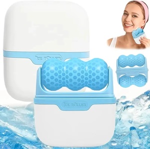 Rouleau de massage facial 2-en-1 rafraîchissant en forme de V et de forme plate pour la relaxation et le soin de la peau – Vente en gros - Product Image 4