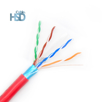 Cable de red interior blindado STP, categoría 6, hecho a medida, 4 pares