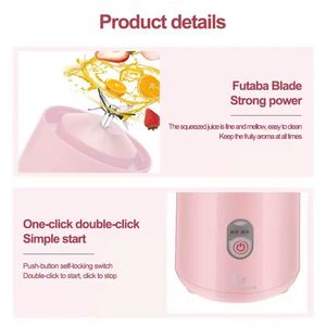 Home Accessories Electric Mini Usb 6 Blades Cup <b>Machine</b> Fruit Kitchen Tools Portable Blender Juicer - Product Image 4