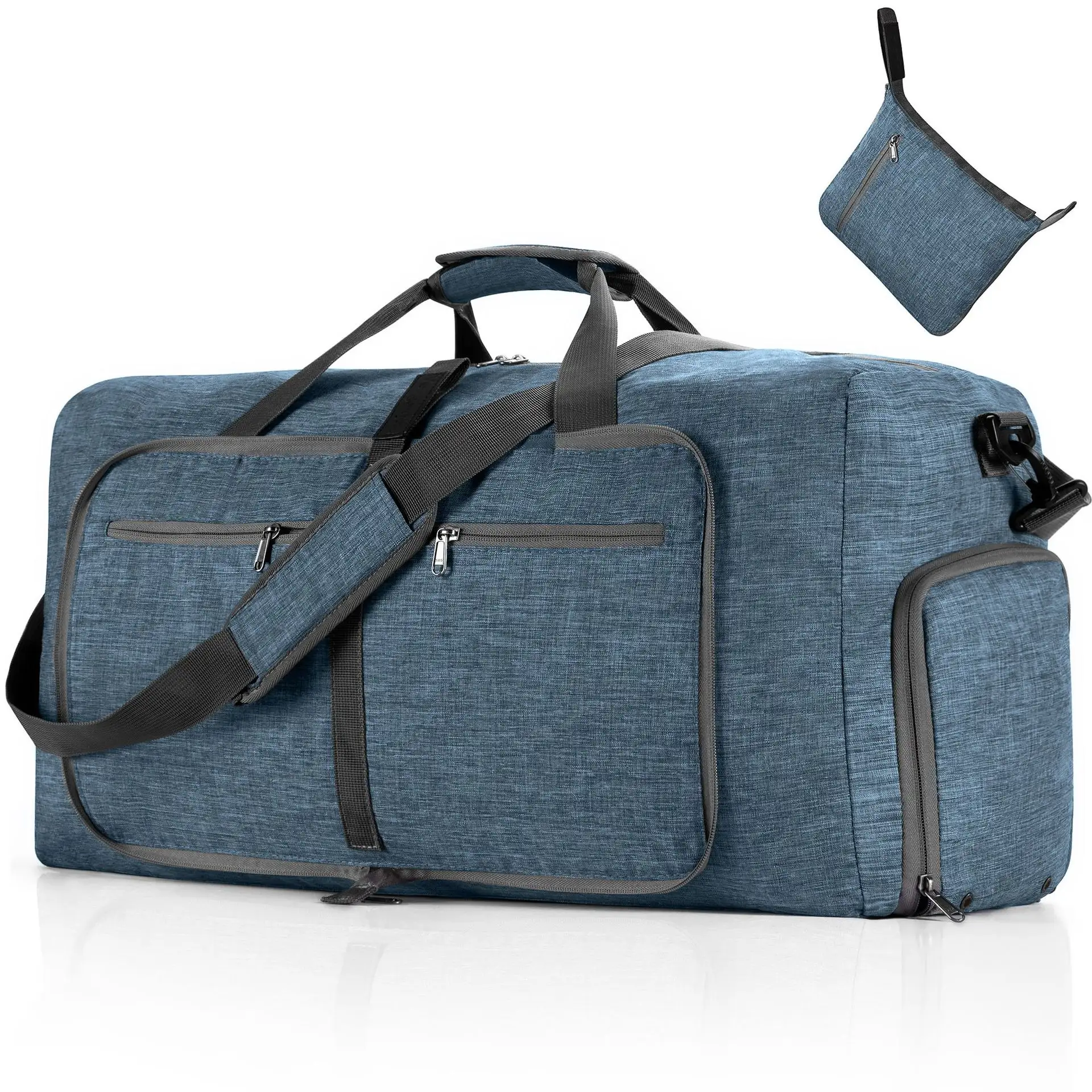 Large Capacity Folding Travel Duffel Bag Expandable Tote Foldable Waterproof Duffel Bag For Travel