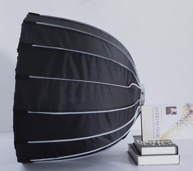 Professional Quick Set-Up 60/70/90/120cm Parabolic Softbox with Grid & Bowen Mount for Studio LED Video Light Photography