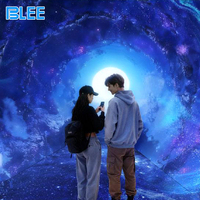 Système de projection murale interactive à 360 degrés, projecteur mural et de sol, expérience immersive en tunnel de projection 3D