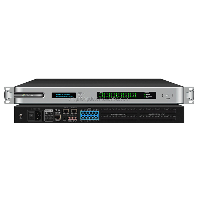 Dante Digital Professional Audio Processor Alloy Material Universal Voltage High CMRR Multiple Input/Output Channels High Power