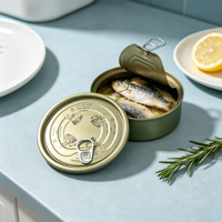Couvercle en fer blanc torsadé sur mesure, à ouverture facile, écologique, pour boîtes et conserves, qualité alimentaire industrielle