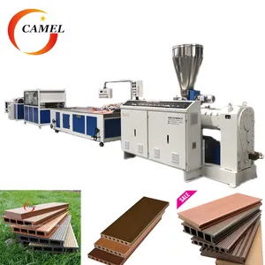 Neue design wpc zaun wpc decking maschine ganze produktion extrusion linie