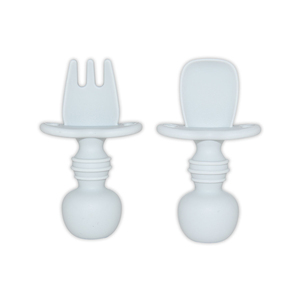 Ensemble de couverts de voyage en silicone pour bébé, cuillère et fourchette portables, étui hygiénique, repas nomades, accessoires pour nourrissons et tout-petits - Product Image 1
