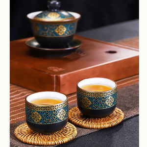 Bone China Tazza di Tè E Piattino Set Con Il Contenitore di Regalo Floreale <span class=keywords><strong>Tazze</strong></span> di Tè, La Migliore Vendita Regali Aziendali - Product Image 2