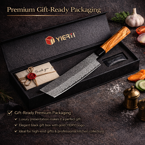 <span class=keywords><strong>Cuchillo</strong></span> Nakiri de Chef Japonés de Acero al Carbono Forjado Damasco <span class=keywords><strong>para</strong></span> Uso Doméstico en la Cocina <span class=keywords><strong>para</strong></span> Cortar <span class=keywords><strong>Carne</strong></span>, Pescado y Verduras Eficientemente - Product Image 4