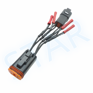 Arnés de cables de faros automotrices IAFT16949 OEM con conector Deutsch impermeable de 2 pines y 4 pines, 21, 1, 1, 2, 2, 1, 2, 2, 2 pines - Product Image 3