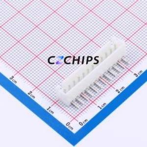 W2542100-12PW2113 Wire-to-Board Pin Header Bent Lead Through Hole,P=2.54mm Connector 1x12P 2.5mm Right Angle Insert XH - Product Image 1