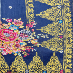 Chal Jamawar de Jacquard Floral de Lujo, Fabricante Personalizado, Suave, Transpirable, Tejido, Etnico, de Moda, para Invierno, Venta al Por Mayor - Product Image 4