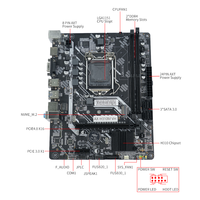 Carte mère de bureau Mini ATX pour H310M VH Intel I3/i5/i7/E3 LGA1151, DDR4 double canal, neuve