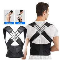 Réglable Respirant Corps Lisseur Épaule Dos Orthèse Lombaire Dos Soutien Ceinture Élastique Posture Correcteur