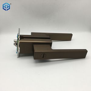 एल्यूमीनियम मिश्र धातु शास्त्रीय ब्रश तिरछे मुंह बहुत संकीर्ण ग्लास दरवाजा लॉक - Product Image 3