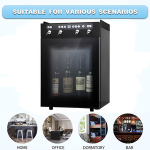 Refrigerador Compresor Eléctrico Automático <span class=keywords><strong>de</strong></span> Alta Calidad para Bar <span class=keywords><strong>de</strong></span> Vinos, <span class=keywords><strong>Dispensador</strong></span> <span class=keywords><strong>de</strong></span> <span class=keywords><strong>Vino</strong></span> para 4 Botellas - Product Image 5