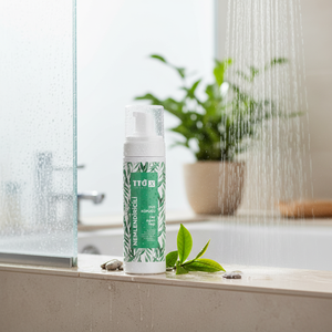 TTO-X Gel Douche Hydratant à l'Huile d'Arbre à Thé, Beurre de Karité, Huile d'Avocat, Huile d'Argousier, Centella Pentavitin, Mousse de Douche 200 ml - Product Image 3