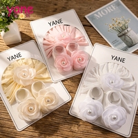 Conjuntos de Gorro y Calcetines para Bebé al por Mayor, de Algodón Peinado con Flores y Perlas, Personalizados para Recién Nacidos