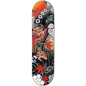 32,5*8,75 inch 7-laags Maple <span class=keywords><strong>skateboard</strong></span> met vier wielen en dubbele tail, met een gloednieuw design. - Product Image 2