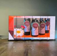 Vendita calda commerciale P1.86 P2.5 Led Poster Display pubblicità Led specchio schermo 1920x640mm Digital Signage e Display