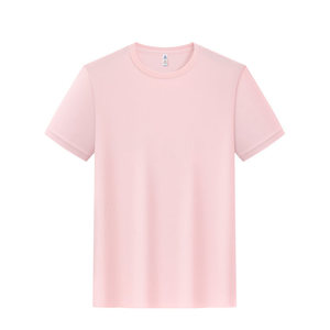 Camiseta Promocional Gris de Color Sólido, Fibra de Poliéster, Ropa Informal Delgada - Product Image 4