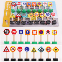 Personnalisé Montessori Bébé En Bois Rue Route Panneau De Circulation Blocs Cognitifs Jeux Éducatifs Jouer Maison Apprentissage Cadeau Jouets pour Enfants
