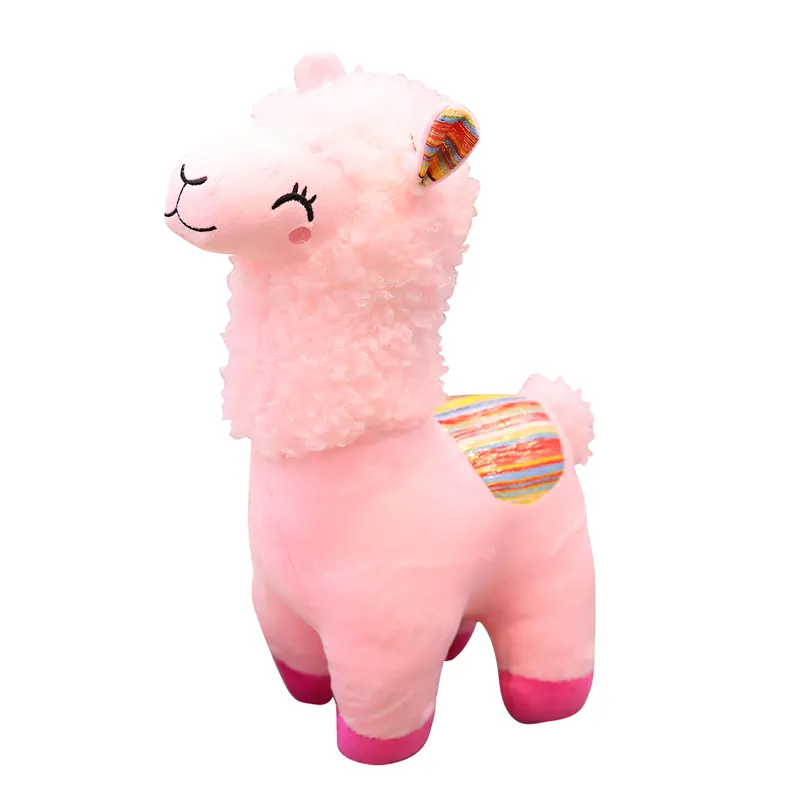 alpaca llama plush toys multicolour sheep cute small 25cm