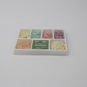 Cuñas Interdentales Dentales LK-801A de Madera para Rellenos, Uso Odontológico, 400 Unidades, Colores Surtidos - Product Image 2