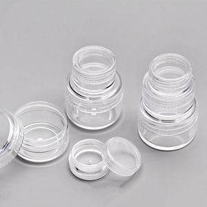 3g 5g 10g 15g 20g 30g Boîte de maquillage en plastique pour cosmétiques Nail Art Pot de stockage Container Clear Sample Lotion Jar - Product Image 2