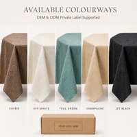 Nappe Jacquard Rétro Française Imperméable Effet Nacré pour Table à Manger – Vente en Gros, Fournisseur OEM ODM Eloria