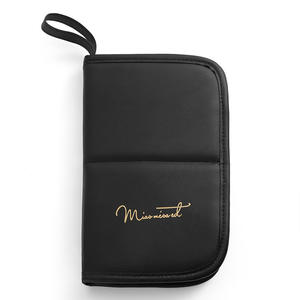 <span class=keywords><strong>Estuche</strong></span> <span class=keywords><strong>para</strong></span> <span class=keywords><strong>Brochas</strong></span> de <span class=keywords><strong>Maquillaje</strong></span> de PU con Soporte - Organizador de Viaje Plegable Abierto de Moda, Porta <span class=keywords><strong>Brochas</strong></span> Impermeable y Ecológico - Product Image 6