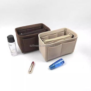 <span class=keywords><strong>2025</strong></span> Lady cảm thấy PURSE <span class=keywords><strong>Organizer</strong></span> chèn Túi xách phụ nữ trang điểm Túi mỹ phẩm du lịch lưu trữ Túi trang điểm tổ chức bán buôn - Product Image 1