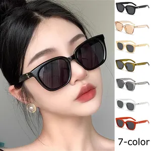 Moda 2024 Square Black Shades Mujeres Hombres Gafas de sol Uv400 Protección Star Logo Gafas de sol Lunette De Soleil